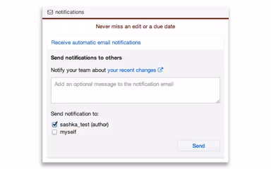 Checkvist Task Notifications