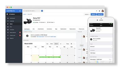 Cheqroom View gear bookings by day, week, or month, and integrate with iCal