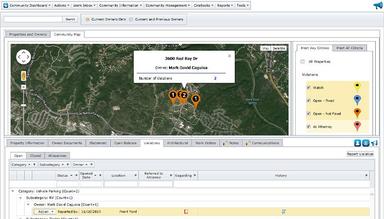 CiraNet community violation map