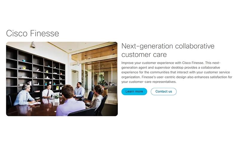 Cisco Finesse Customer Care
