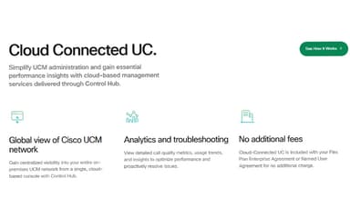 Cisco Unified Communications Manager Cloud Connected
