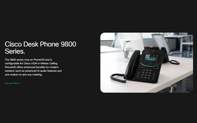 Cisco Unified Communications Manager 9800 Series