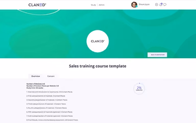 Claned Course Templates