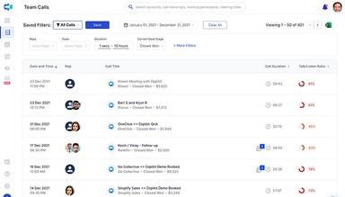 Clari Organized Call Library
