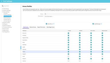 Manage User Access Controls