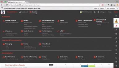 Classe365 Admin dashboard