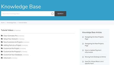 Clear Estimates Knowledge base