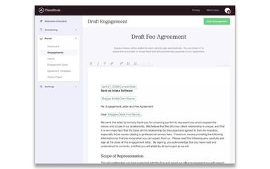 ClientRock Fee Agreement
