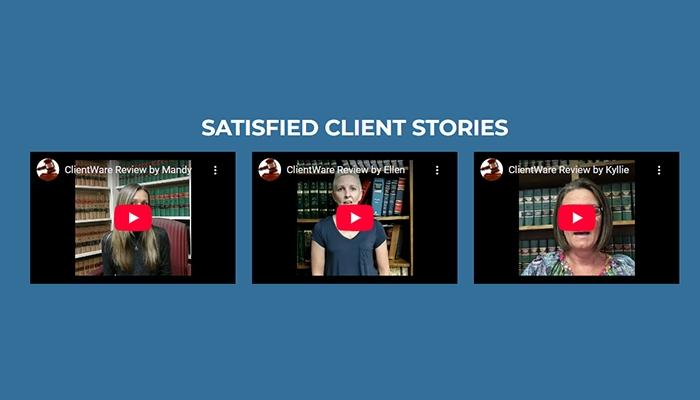 ClientWare Satisfied Client Stories