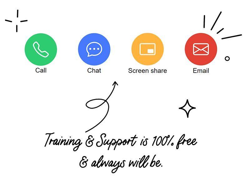 Clinicea Enjoy 1 on 1 trainings and unlimited support