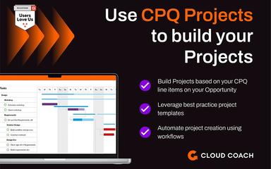 Cloud Coach Use CPQ Projects