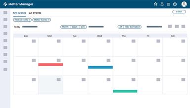 CloudLex Attorney Firm Calendaring