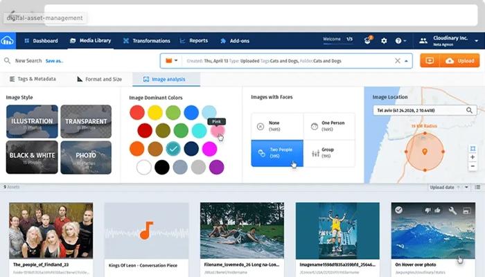 Cloudinary Software Digital Asset Manager