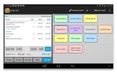 Clover POS - Generate bill