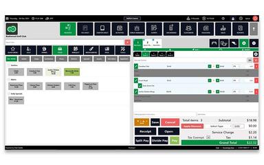 Club Caddie Register and Point of Sale