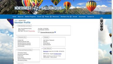 ClubExpress Member profile