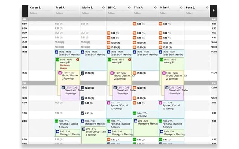 Club OS Schedule