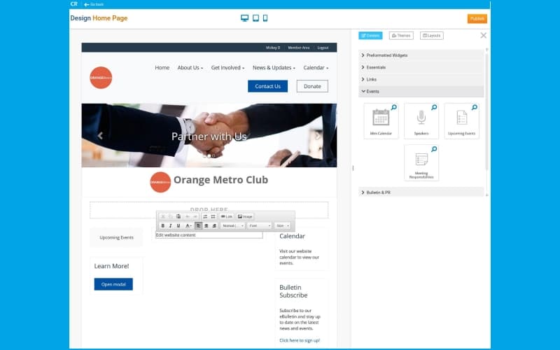 ClubRunner Home Page