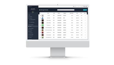 Clubspeed Director Products Screen