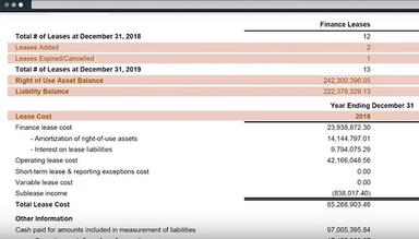 Lease Accounting Software report