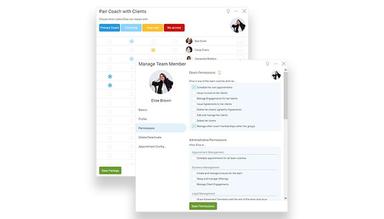 CoachAccountable's Team Edition allows customization that includes pairing multiple coaches with multiple clients You can also create admin only profiles for oversight