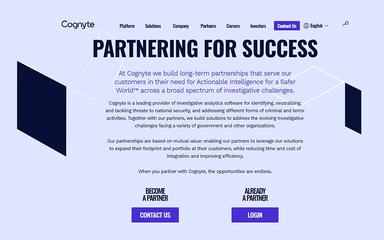 Cognyte Partnering for Success