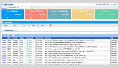 Coherent CMMS Open Work Orders