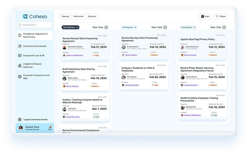 Coheso Work Management System