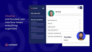 Comeet Intuitive And Focused User Interface
