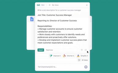 Compose with Grammarly’s Generative AI