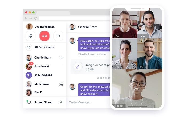 Conference Calling Chat