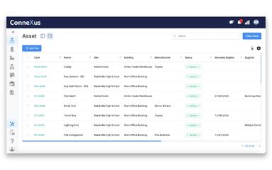 Connexus Asset Register