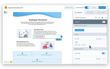 ContactMonkey Employe Newletter