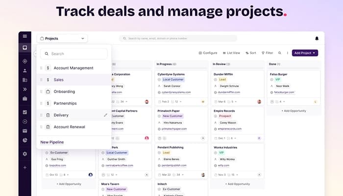 Copper Software Tracking Deals