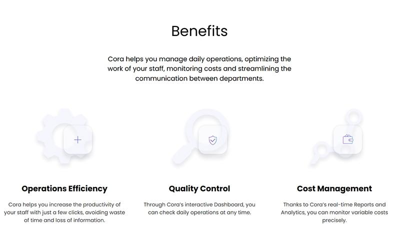 Cora Benefits