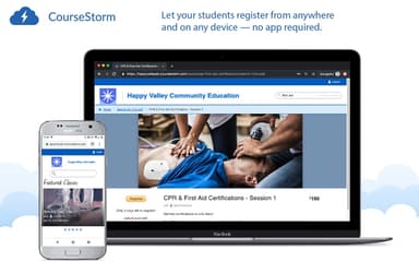 CourseStorm Students Registration