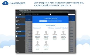 CourseStorm View Export Rosters