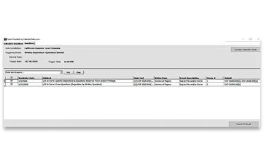 CourtAlert Case Reminders