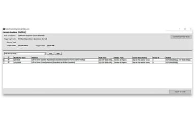 CourtAlert Case Reminders