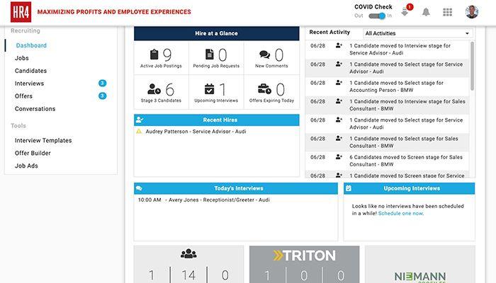 Create Job posting and manage applicants