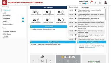Create Job posting and manage applicants