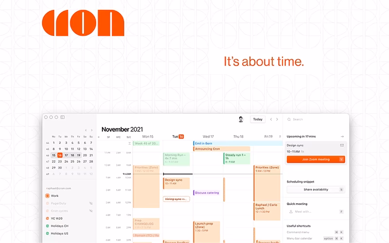 Cron Calendar