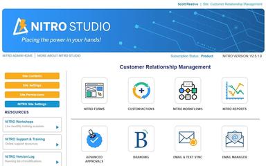 Crow Canyon NITRO Studio Interface