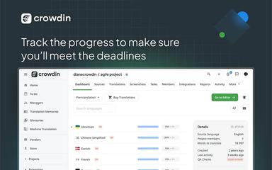 Crowdin Progress Tracking