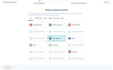 HubSpot Service Hub Custom Channels API