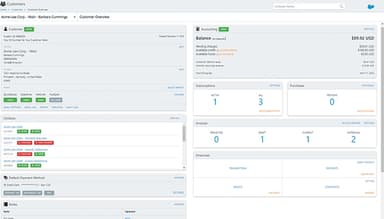 Stax Bill Customer Overview Dashboard