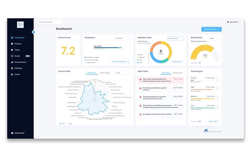 Cynomi Dashboard