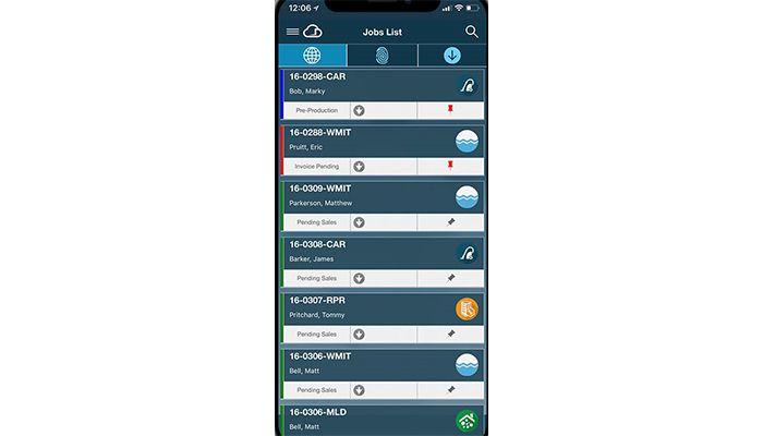 DASH job list
