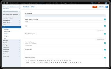 DSS Content Offers