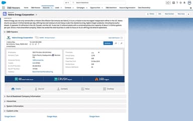D&B Hoovers Access Account Intelligence In Your CRM